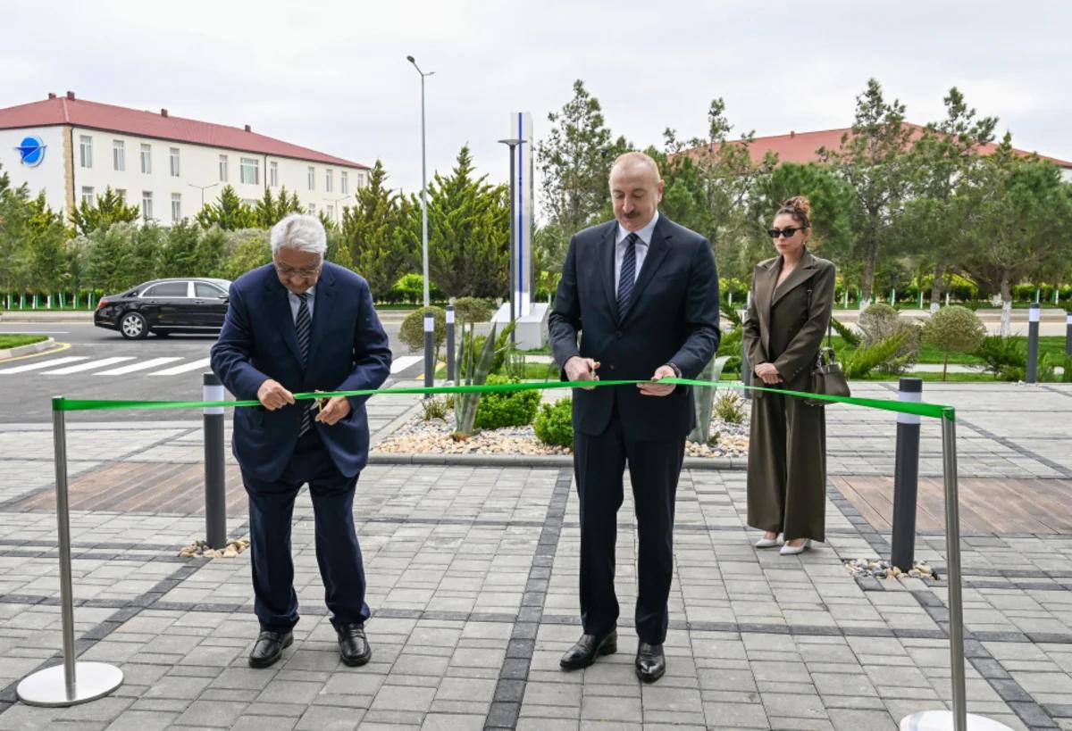 Prezident açılışda iştirak etdi - FOTOLAR