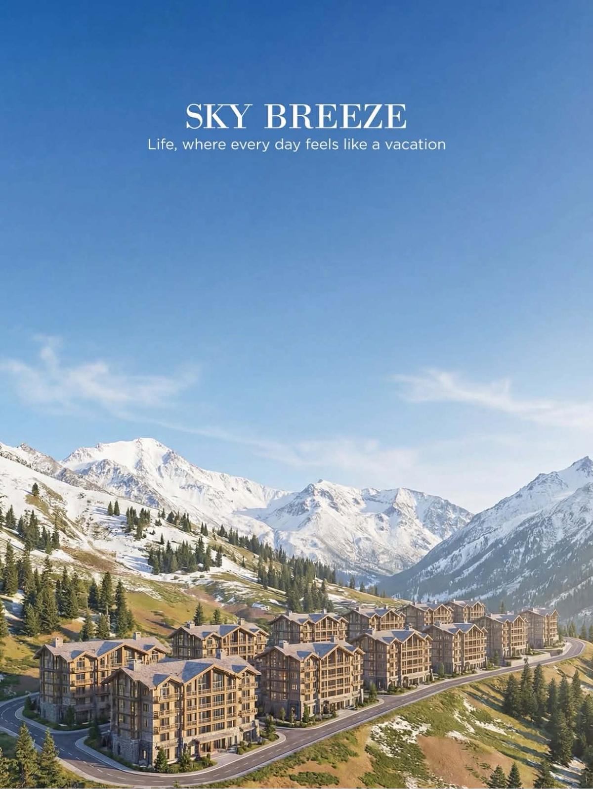 “Sky Breeze Shahdag” : Dağ kurortu yaşayış məkanı ilə bir arada