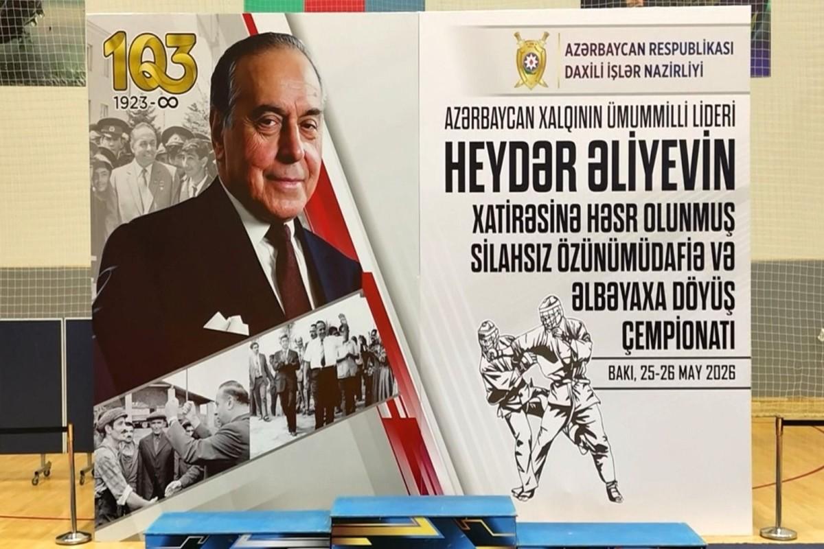Polislər arasında əlbəyaxa döyüş üzrə çempionat başa çatdı