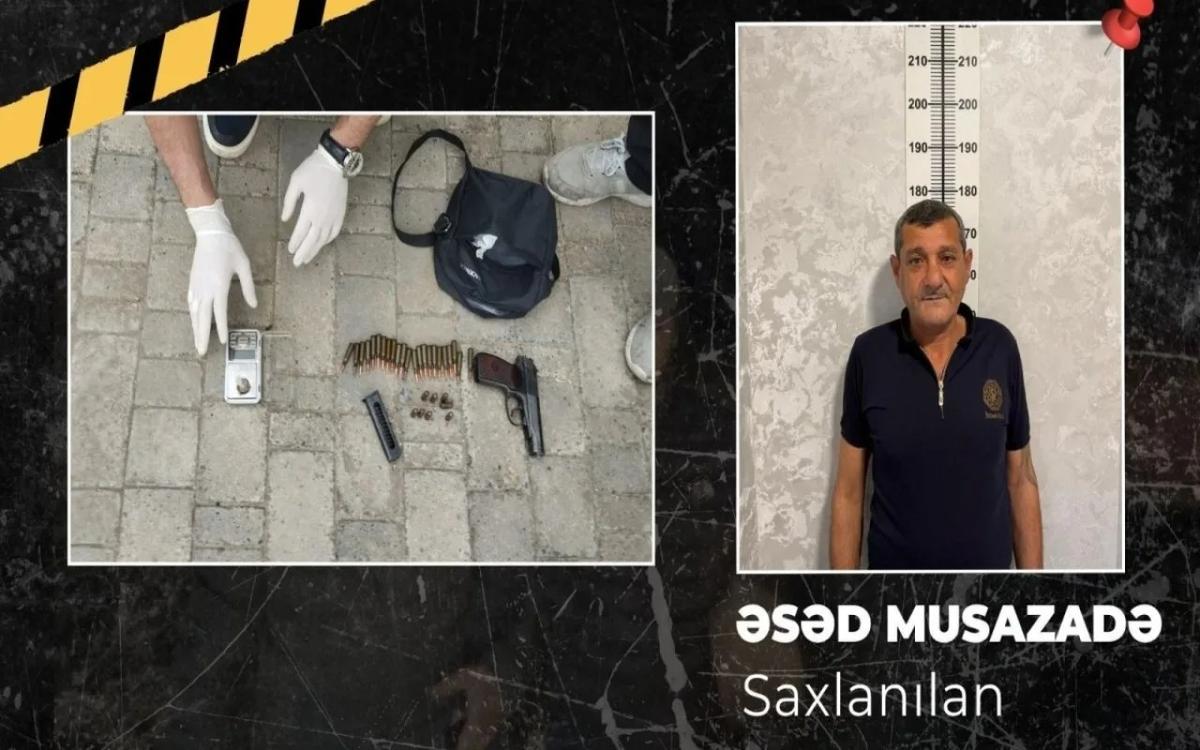 Qobustanda “Makarov” gəzdirən şəxs həbs edildi