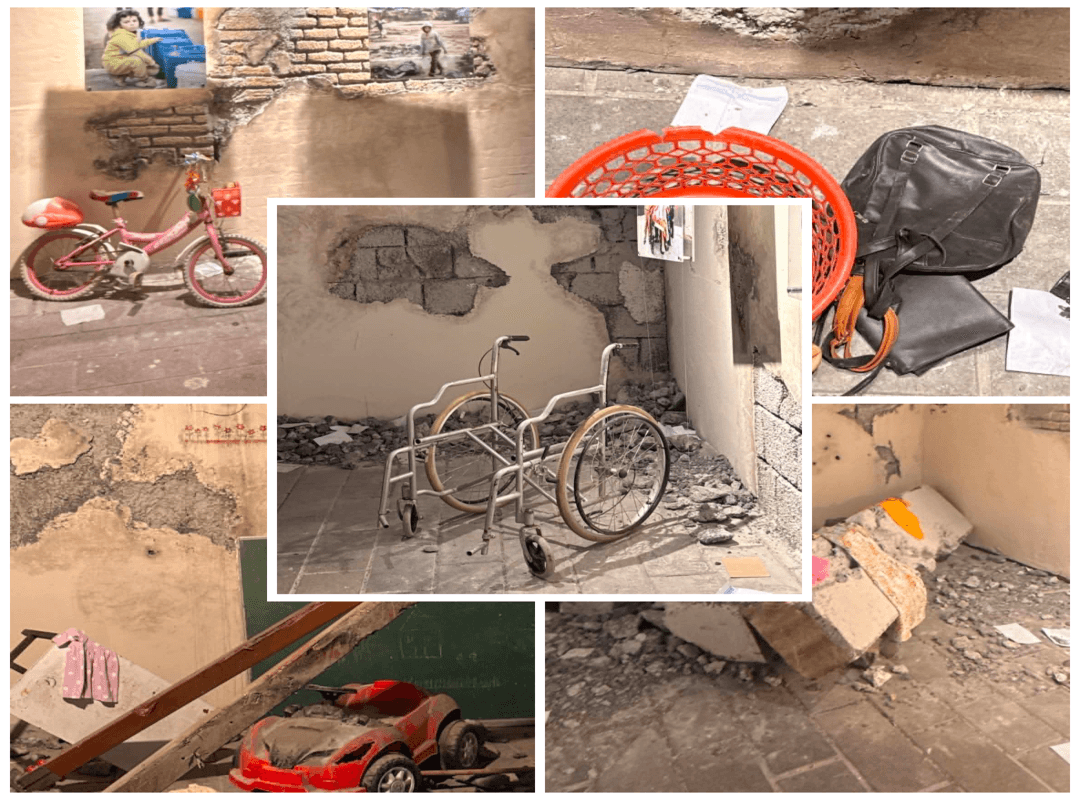 Toz basmış əlil arabası, sahibsiz oyuncaqlar... - "Qəzza Evi"ndən FOTOREPORTAJ