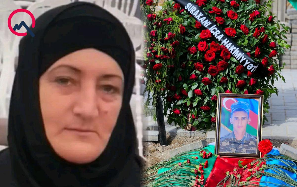 Qətlə yetirilən əsgərin anası qəzada öldü-FOTO